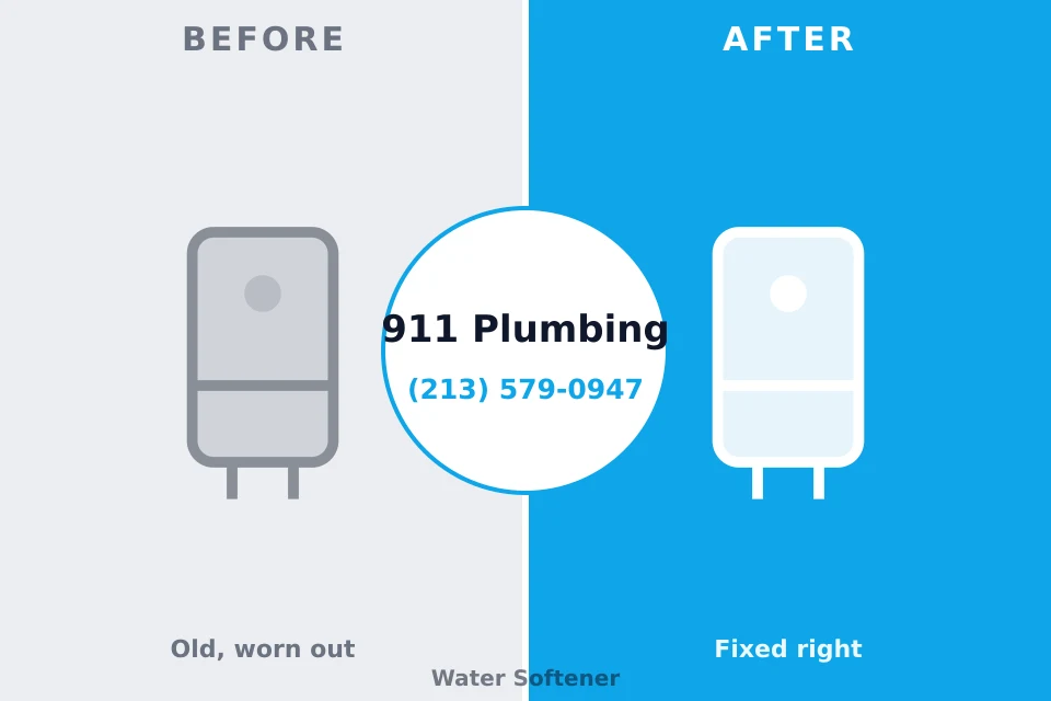 Before and after: plumbing company Falfurrias, TX